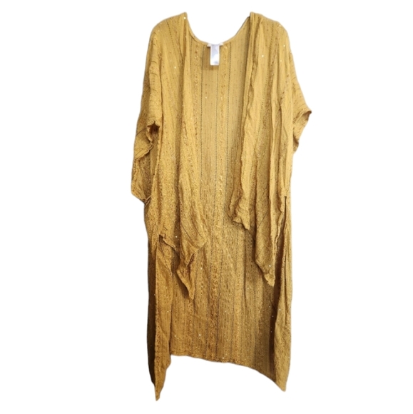 Free people day dreamer gold sequined kimono - Picture 4 of 6